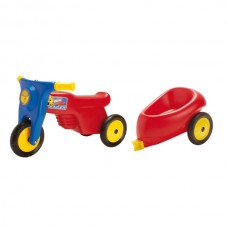 Dantoy Scooter incl. Trailer - with rubber wheels