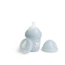 Double anti-colic Baby bottle LT 140 ml Grey