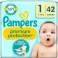 Pampers New Baby Bleer Str. 1 2-5 kg 2x42-pack