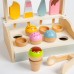 Kid'oh Wooden toy ice cream shop with accessories