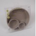 Silicone divided plate - Warm Grey