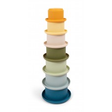 Silicone stacking cups Blue