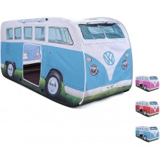 Volkswagen Camper Van Pop Up Tent for Kids - Official VW UPF50+ Foldable Play Tent for Girls Boys - Multiple Colors
