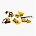 Construction site toy vehicles, 5 pcs