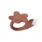 Flower teether - natural rubber