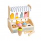 Kid'oh Wooden toy ice cream shop with accessories