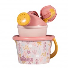 Little Dutch - Bucket set Ocean Dreams, Pink - 5 parts