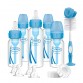 Dr. Brown NarrowNeck Options Gift Set + Baby Bottle Set, Blue