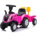 New Holland T7 Walking Tractor with Trailer and Tools, Pink