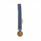 Pacifier holder with velcro closure - Warm Blue