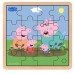 Peppa Pig - Wooden Puzzle Muddy