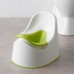 Ikea Potty, white/green