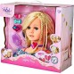 MAKE-UP AND HAIRDRESSING HEAD WITH AC COSMETICS AND HAIR ACCESSORIES - BLONDE