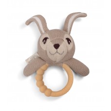 Rattel w. Silicone teether - Henny the hare