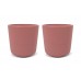 Silicone cup 2-pack - Rose