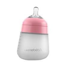 Nanobébé Flexy Silicone bottle Anti-colic Pink 270 ml