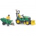 Bruder Bworld John Deere Lawn Tractor with Trailer 62104