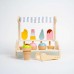 Kid'oh Wooden toy ice cream shop with accessories