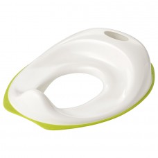 IKEA TOSSIG Toilet seat, white/green