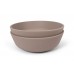 Silicone bowl 2-pack - Warm Grey