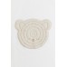 H&M Light Beige Play rug in cotton