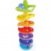 Quercetti Spiral Tower Ball tower with rattle balls