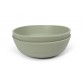 Silicone bowl 2-pack - Green