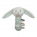 Bunny rattle, mint